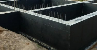 Waterproofing of pile foundation
